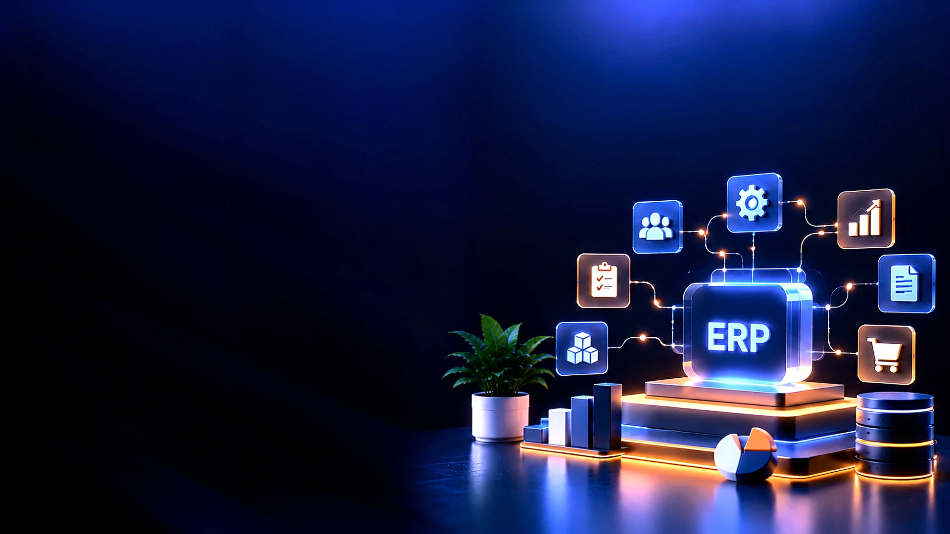 ERP software development banner